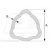 VTE2307 - Triangular profile Outer tube 1m  